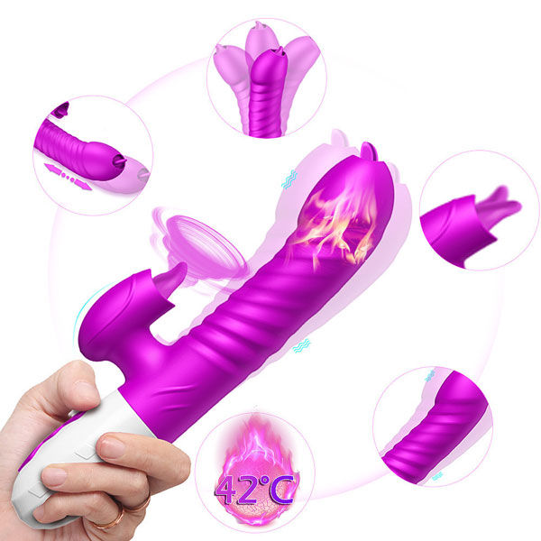 Dương Vật Giả Fox Có Rung Thụt 2 Đầu Bú Liếm Toả Nhiệt Hấp Dẫn 