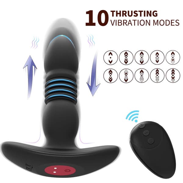 Máy Rung Hậu Môn 10 Chế Độ Tự Động Điều Khiển Từ Xa