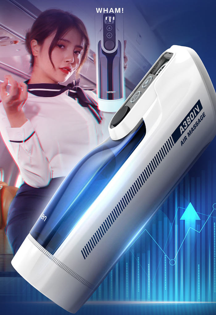 Âm đạo giả Leten A380 Đa chế độ Tăng khoái cảm Màn hình LCD