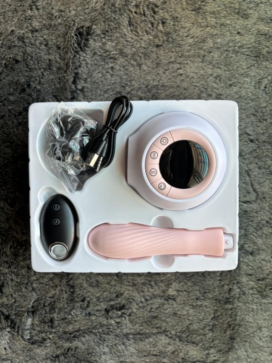Dildo rung thụt điều khiển LCD thỏa mãn nữ kích thích mạnh mẽ