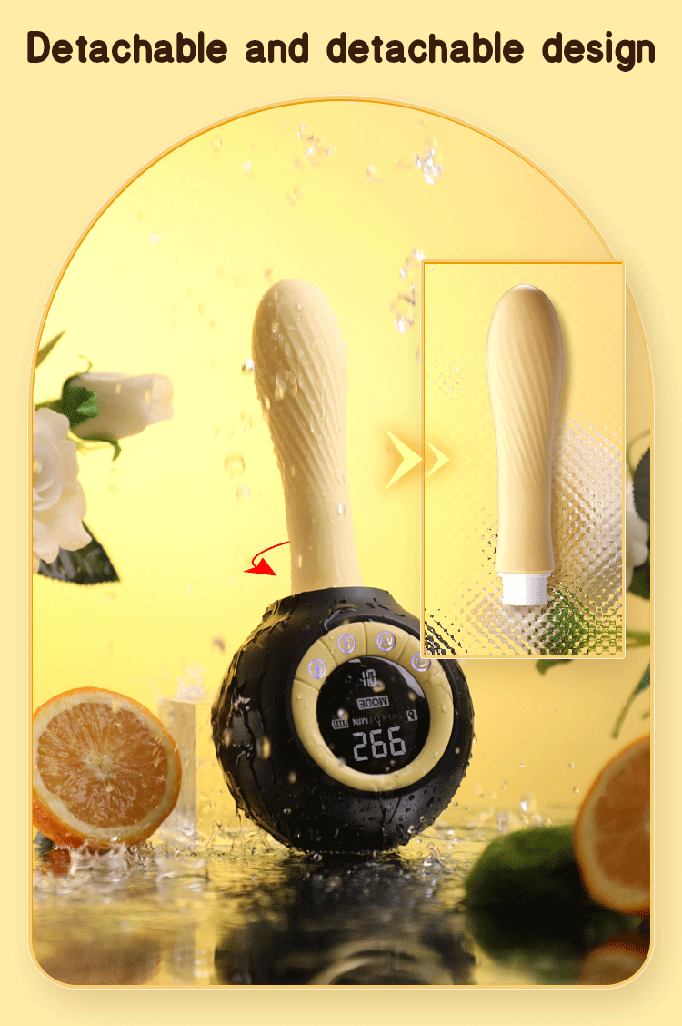 Dildo rung thụt điều khiển LCD thỏa mãn nữ kích thích mạnh mẽ