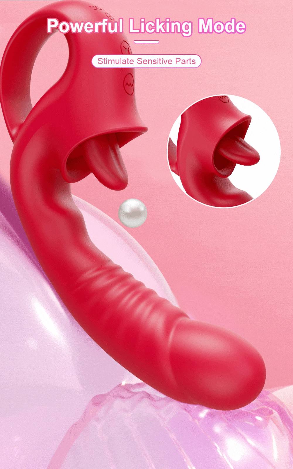 Dương Vật Giả Đa Năng Lưỡi Liếm Kích Thích Mua Sắm Ngay