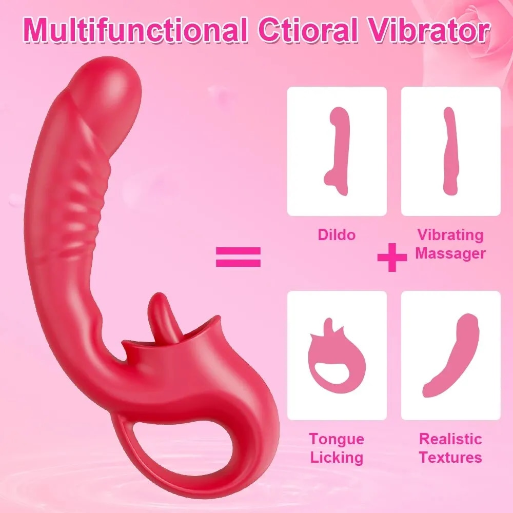 Dương Vật Giả Đa Năng Lưỡi Liếm Kích Thích Mua Sắm Ngay