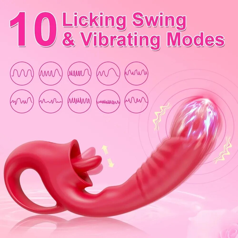 Dương Vật Giả Đa Năng Lưỡi Liếm Kích Thích Mua Sắm Ngay