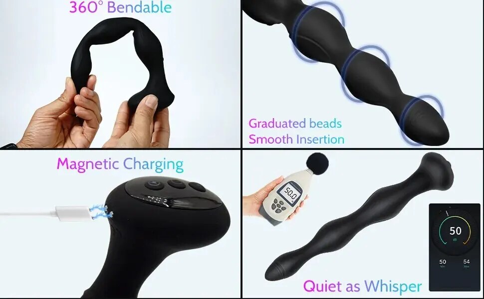 Que Rung Hậu Môn Silicon Mềm Mại An Toàn Kích Thích Mạnh