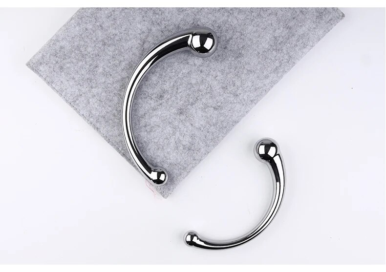 Que inox cong C massage hậu môn - kích thích tuyến tiền liệt hiệu quả