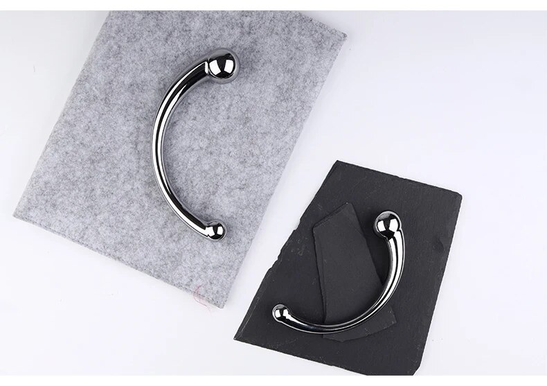 Que inox cong C massage hậu môn - kích thích tuyến tiền liệt hiệu quả