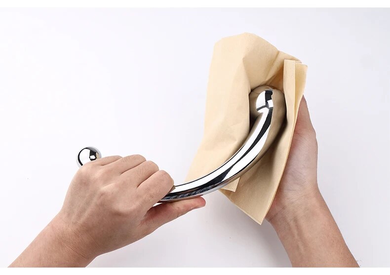 Que inox cong C massage hậu môn - kích thích tuyến tiền liệt hiệu quả