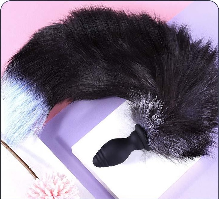 Đuôi cáo silicone rung điều khiển cosplay sexy phụ kiện đồ chơi Đuôi cáo silicone rung điều khiển cosplay sexy phụ kiện đồ chơi