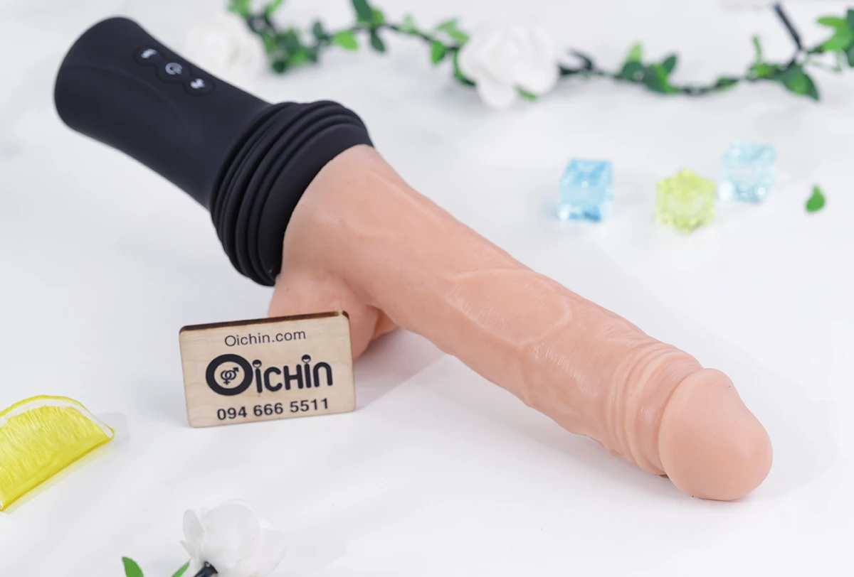 Cu giả đa năng Baldwin Loving World rung thụt có remote tỏa nhiệt