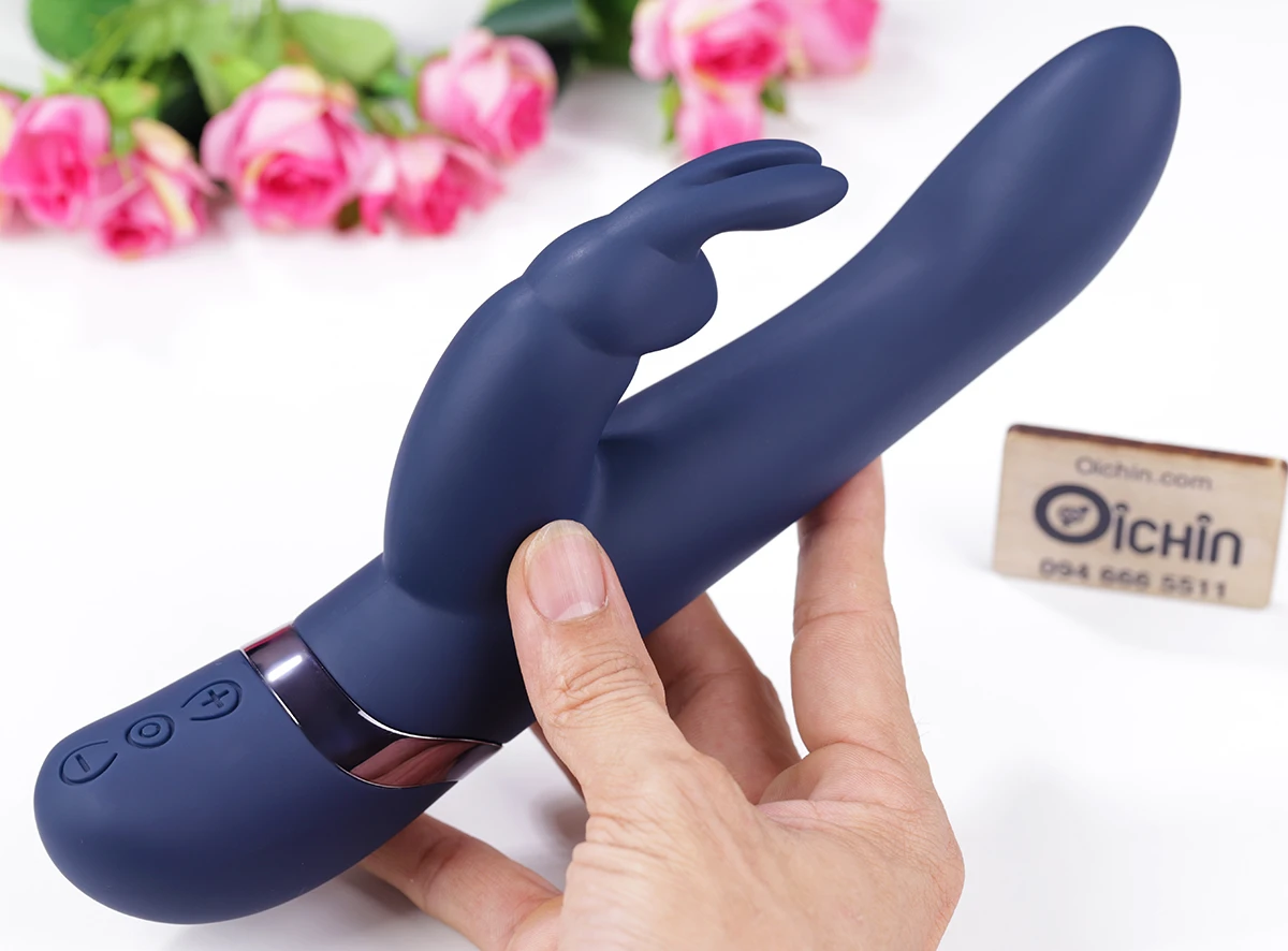 Dương vật giả Fifty Shades Darker Oh My tai thỏ rung mạnh kích thích điểm G