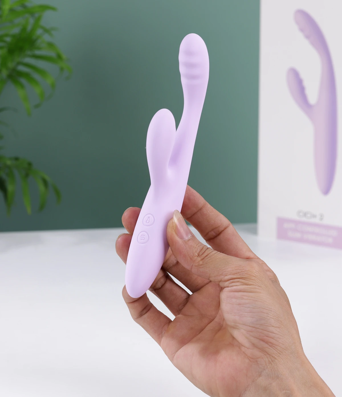 Dương vật giả Svakom Cici Plus 2 rung mạnh điều khiển App tiện lợi 

