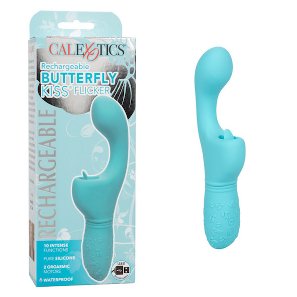 Dương Vật Giả Rung Liếm Điểm G CalExotics Kiss Flicker Kích Thích