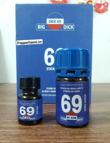 Bỏ sỉ Combo Popper Dick 69 50ml hàng mạnh - Chai 40ml + 10ml chính hãng