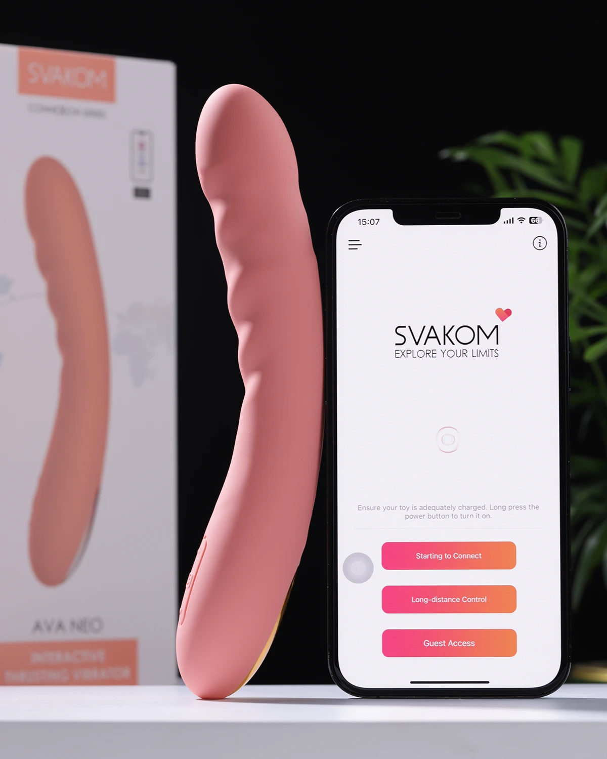Svakom Ava Neo máy massage rung thụt App thông minh chất lượng cao
