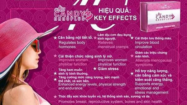Kẹo Sâm Miss Candy B Tăng Cường Sinh Lý Nữ Kích Thích Ham Muốn