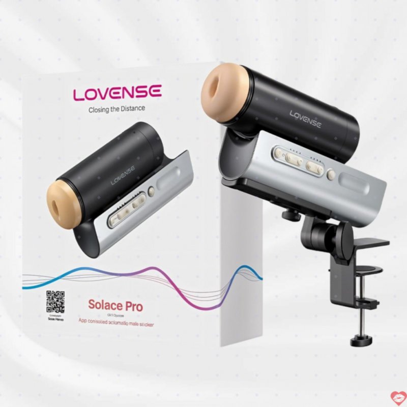 Âm đạo giả Lovense Solace Pro AI máy thủ dâm cao cấp kết nối app