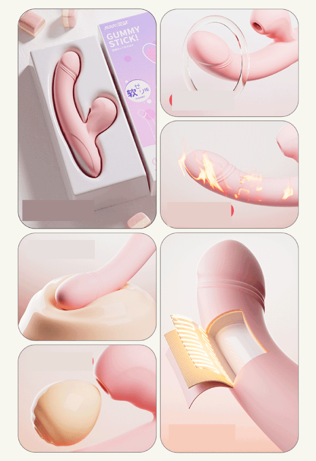 Dương Vật Giả Jiuuy Gummy Stick Rung Ấm Kích Thích G Dương Vật Giả Jiuuy Gummy Stick Rung Ấm Kích Thích G