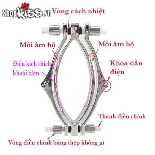 Máy massage xung điện kích thích môi âm đạo tăng khoái cảm