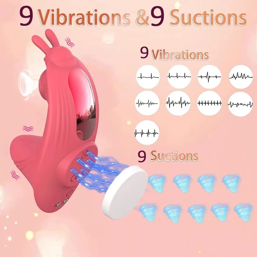 Máy massage Love Spouse 2 đầu rung thổi điều khiển app tiện lợi