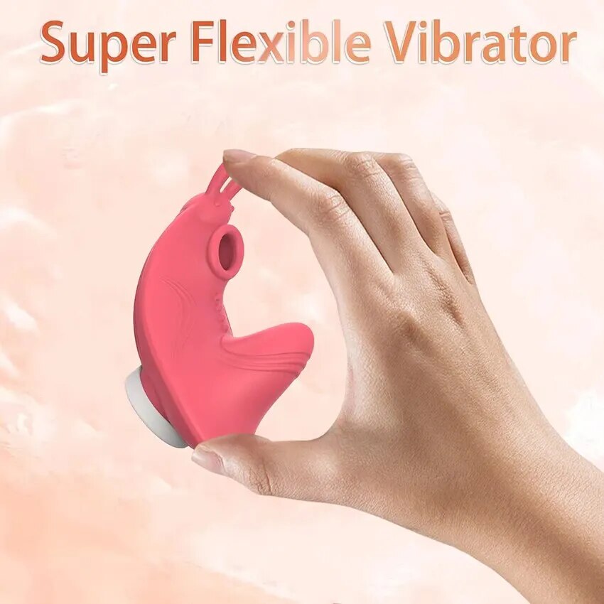Máy massage Love Spouse 2 đầu rung thổi điều khiển app tiện lợi