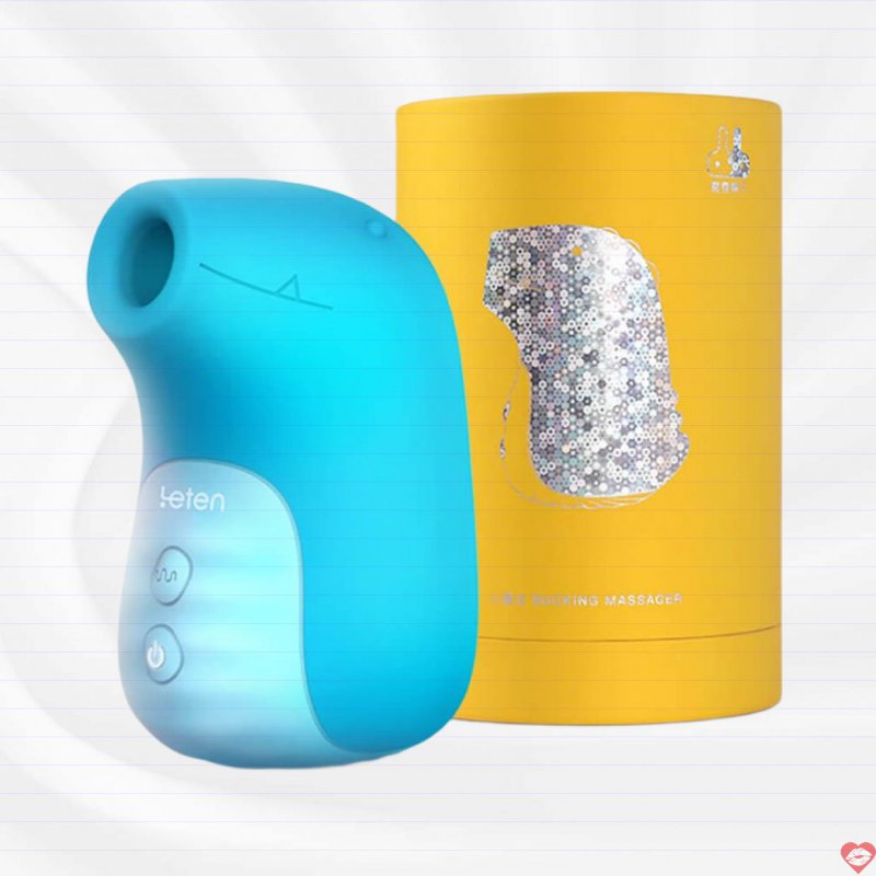 Leten Sucking Massager mát xa điểm G rung bú hút tỏa nhiệt siêu phê 