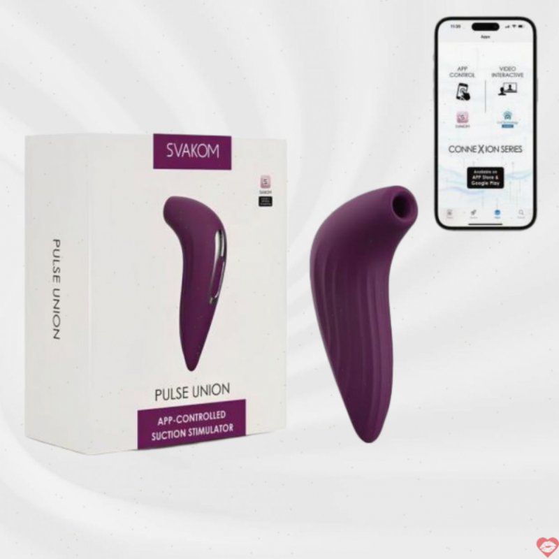 Máy massage điểm G Svakom Pulse Union điều khiển từ xa qua app bú hút kích thích