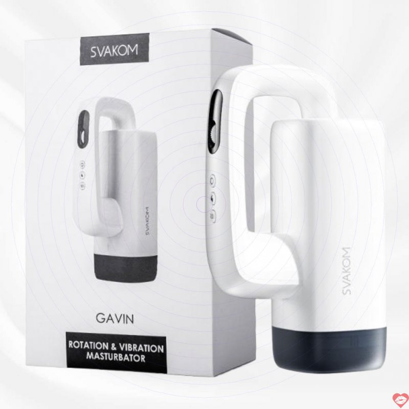 Máy Thủ Dâm Svakom Gavin Tự Động Rung Thụt Nóng Hút App Bluetooth 