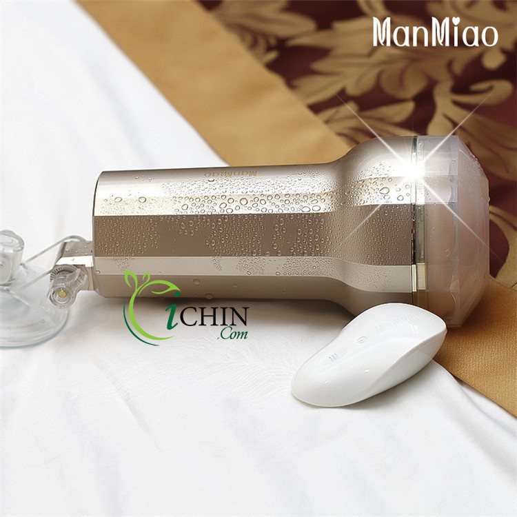 Âm đạo giả Manmiao Gold đế xoay 120 độ rung mạnh cực đã