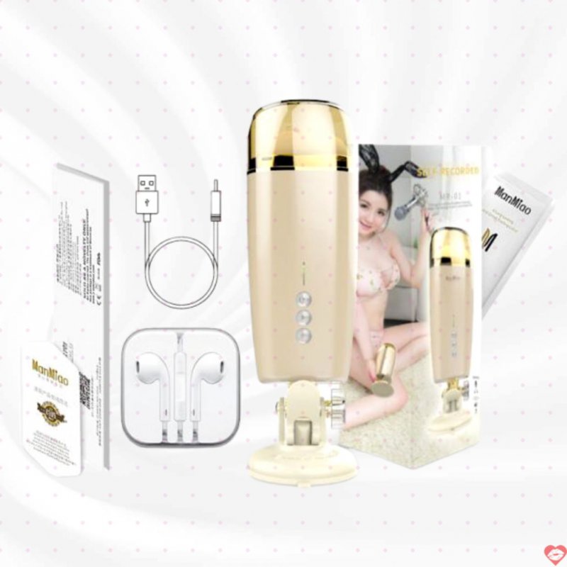 Âm đạo giả gắn tường ManMiao MR-02 rung đa điểm nhiều chế độ