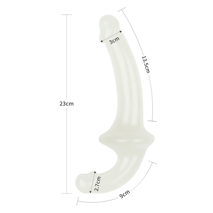 Dương vật giả 2 đầu phát quang Lovetoy Lumino Play 10.5 inch mềm mại kích thích