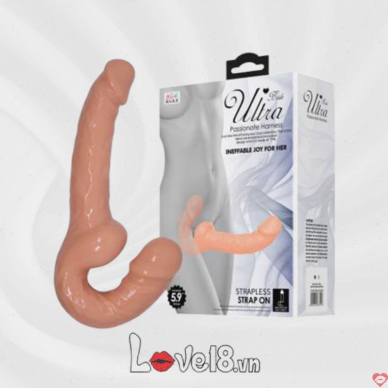 Dương Vật Giả 2 Đầu Les Strapless Strap-on Baile Hàng Chính Hãng 