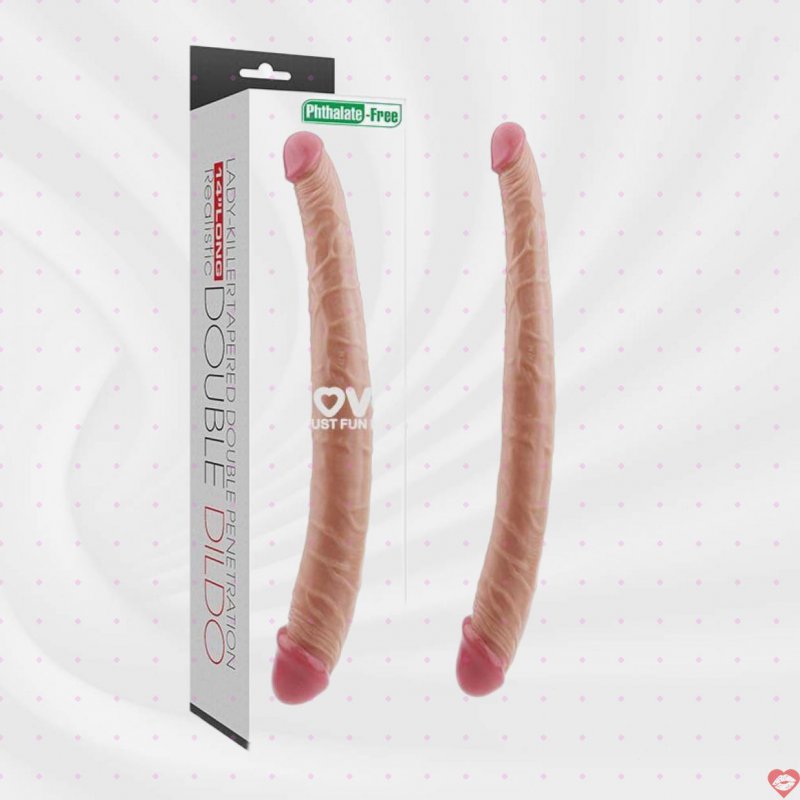 Dương vật giả 2 đầu King Size mềm mại chuẩn Realistic Ladykiller 