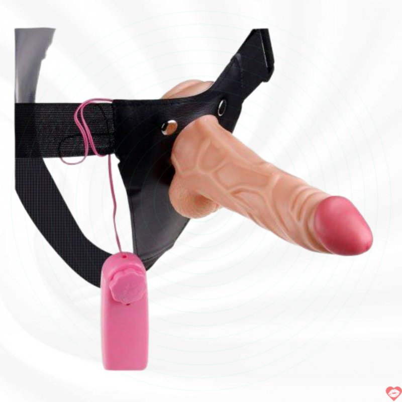 Dương vật giả rỗng ruột dây đeo cao cấp Nam Les kích thích mạnh 