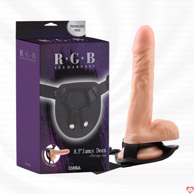 Dương Vật Giả James Deen 8.5 Inch Kèm Dây Đeo - Cực Phê 
