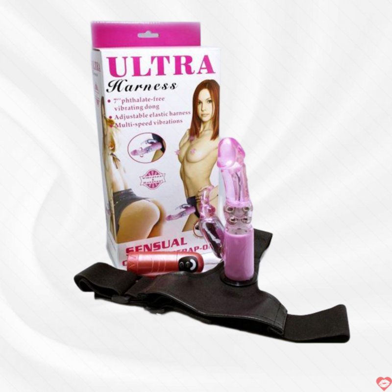 Dương vật giả quai đeo xoay rung Ultra Harness - Sướng tối đa 