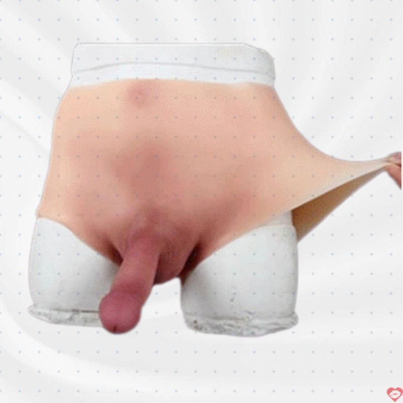 Quần da giả dương vật siêu thật phong cách độc đáo hấp dẫn 