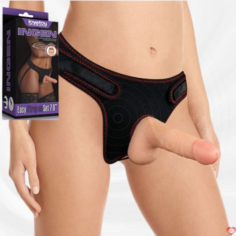 Dương vật giả Lovetoy đeo đai cao cấp tăng khoái cảm
 