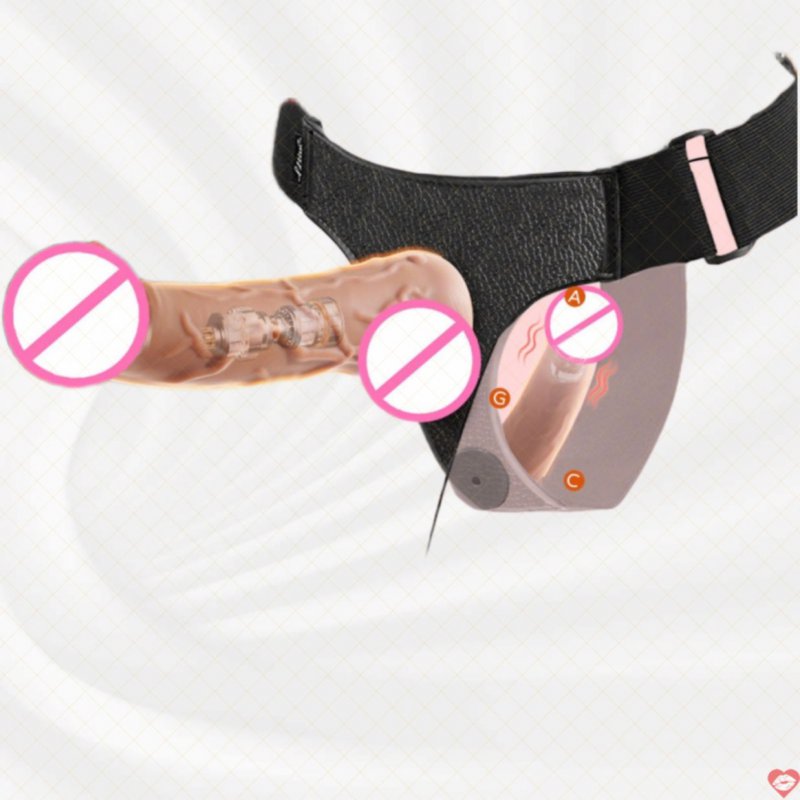 Đai đeo 2 đầu rung thụt điều khiển từ xa, đồ chơi kích thích 