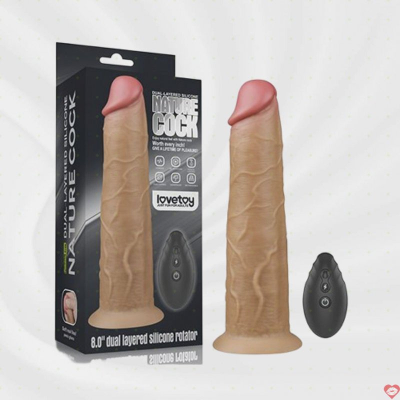 Dương vật giả Lovetoy Rotator rung xoay mạnh, cực phê 