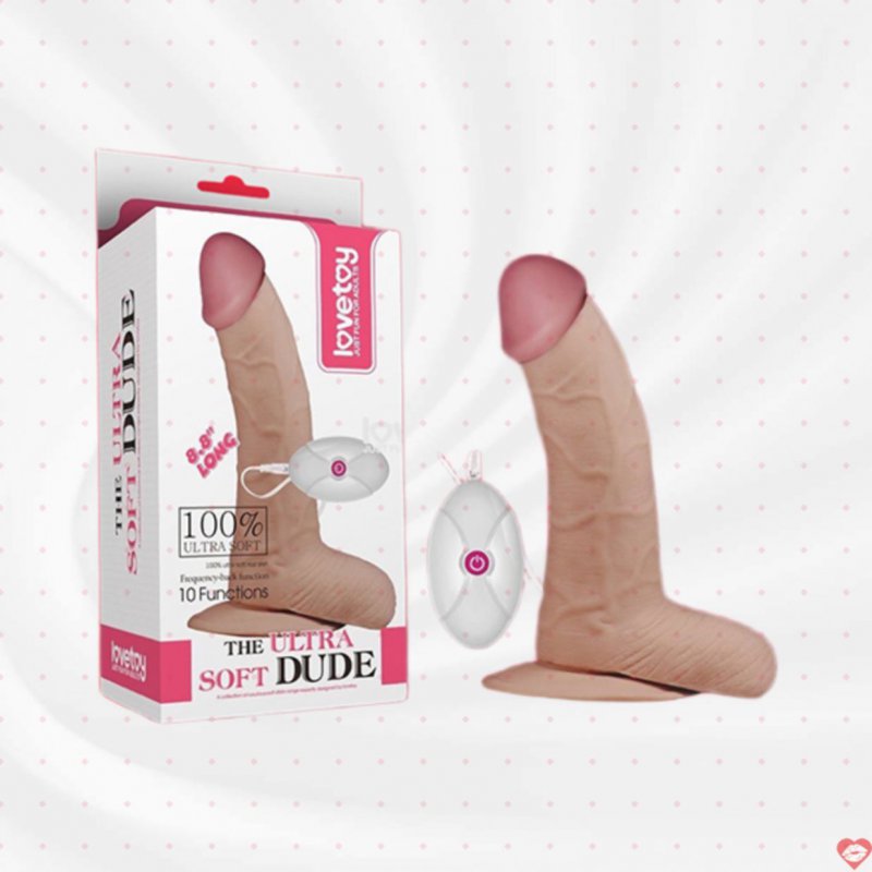 Lovetoy Ultra Soft Dude 8.8 inch Dương vật giả mềm mại thoải mái 