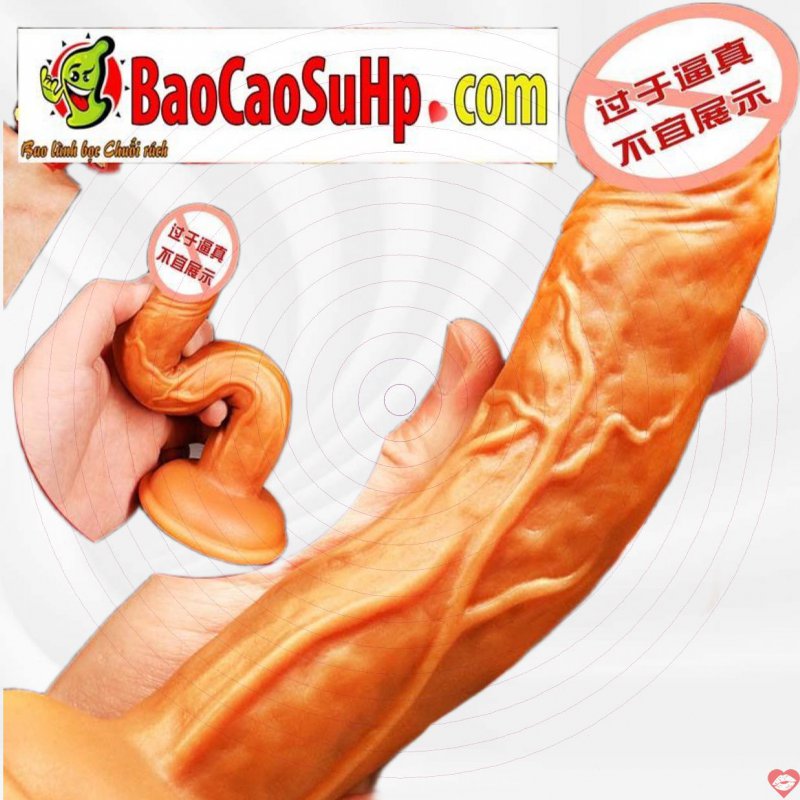 Dương vật giả đóng đất Jiuai lỏng silicone phallus siêu mềm mại