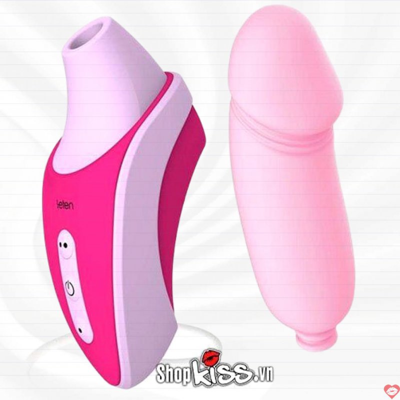 Máy bú mút 3 đầu rung Leten đa chức năng kích thích cực mạnh 