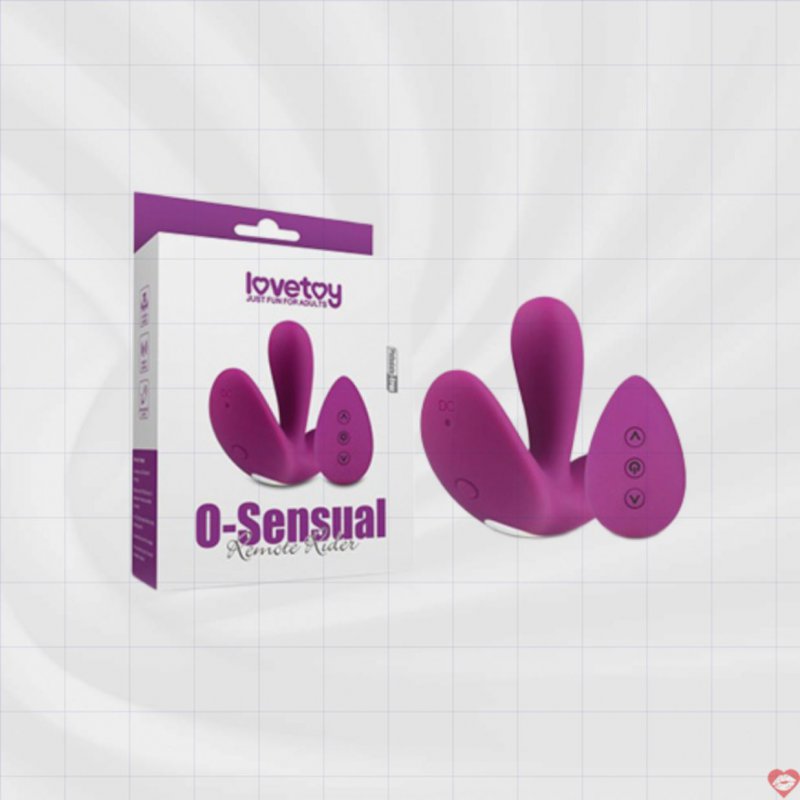 Lovetoy O-Sensual Remote Rider rung mạnh kích thích điểm G và âm vật