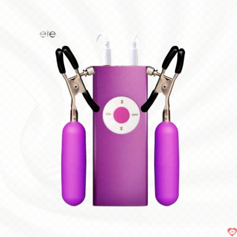 Trứng Rung Kẹp Nhũ Hoa Có 20 Chế Độ - SHP990