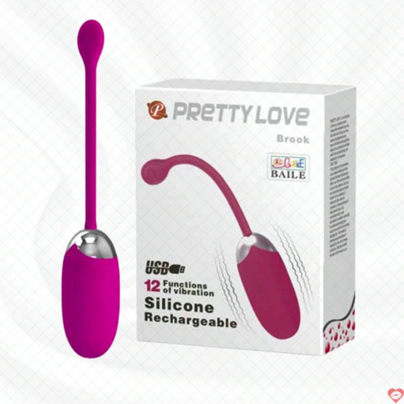 Trứng Rung Pretty Love Brook sạc pin 12 chế độ rung tuyệt đỉnh 