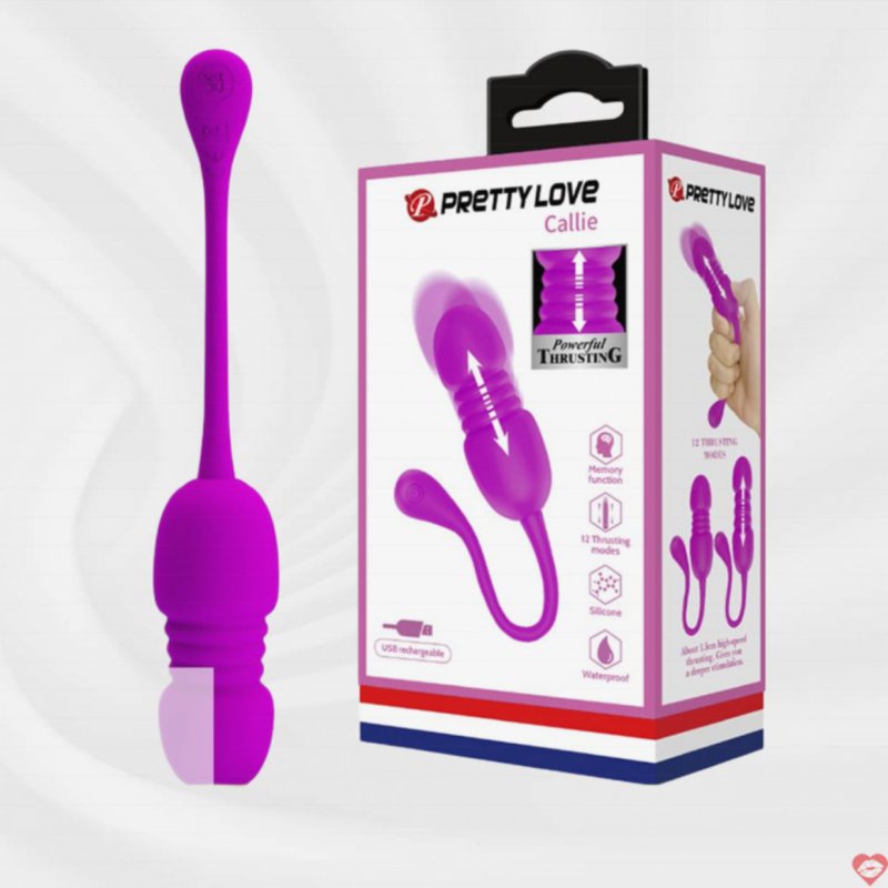 Trứng rung thụt 12 chế độ Pretty Love Callie cao cấp, siêu kích thích 