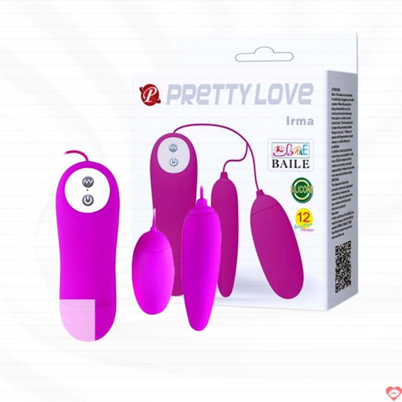 Trứng rung 2 đầu Pretty Love Irma