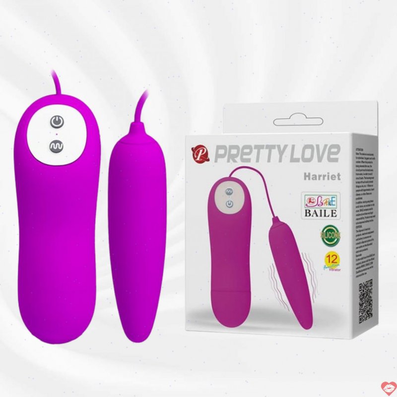 Trứng rung giá rẻ silicon mềm mịn Pretty Love Harriet