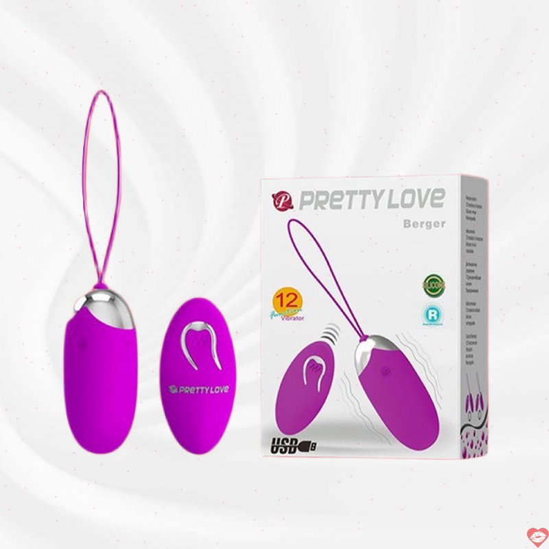 Trứng rung Pretty Love Berger 12 chế độ điều khiển từ xa